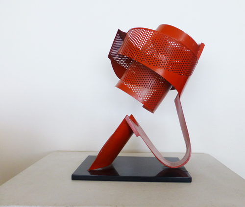 Metal sculpture Art Brenner - MOTHER & CHILD N°1